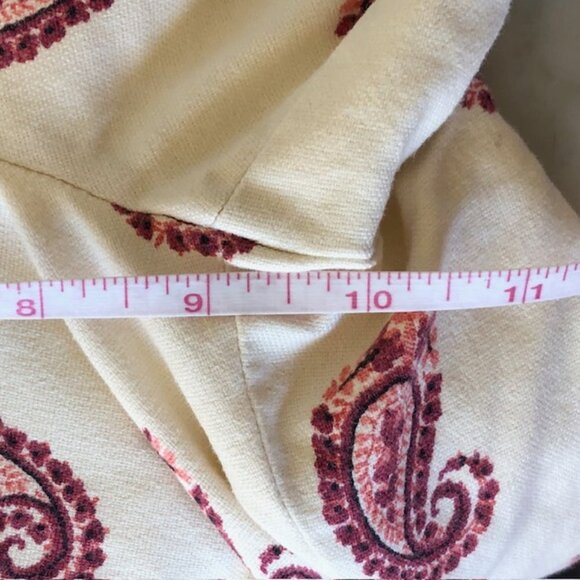 LOFT Marisa Ankle Cream Pink Paisley Pants 8 - Picture 14 of 16